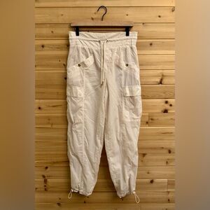 Athleta Alicia Keys Size 8 Keys High Waist Nylon Utility Jogger Cargo Pants